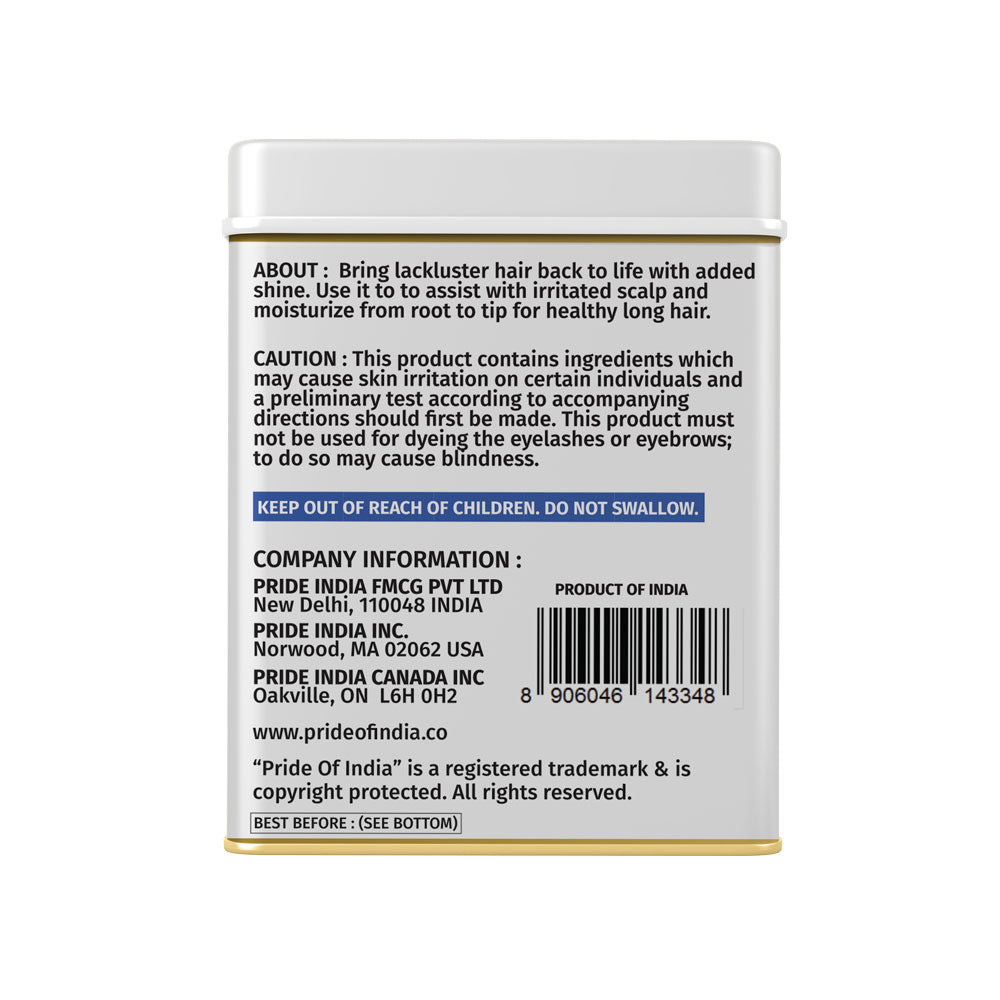 Hair Bliss- Natural Amla Gooseberry Herbal Hair & Skin Conditioning Powder- 12 Individual Sachets (10 gm each)- Reusable Brush & Tray Included - Pride Of India