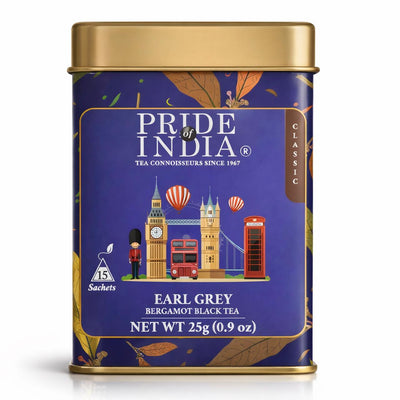 Earl Grey - Bergamot Black Tea Bags - Pride Of India