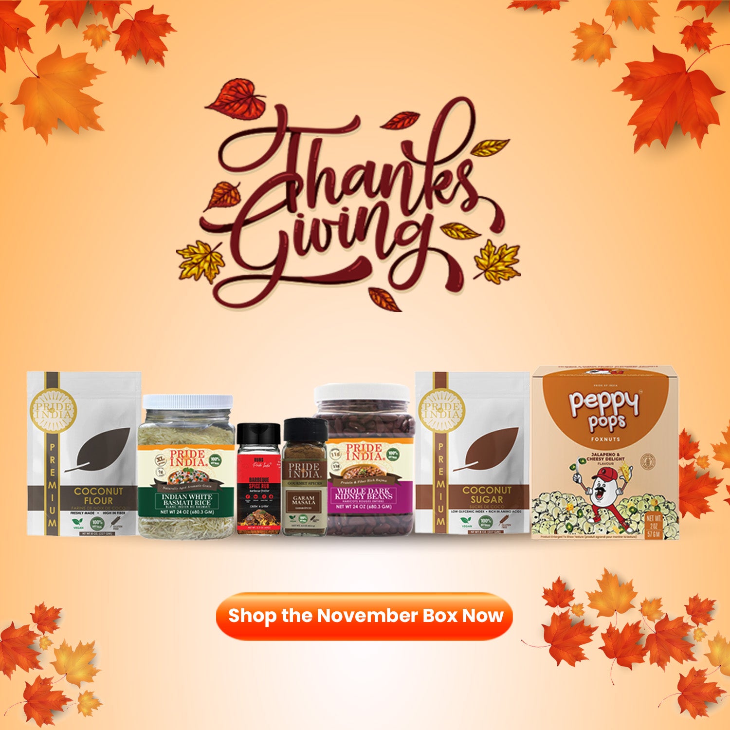 THANKSGIVING SPECIAL - BOX OF THE MONTH 2025 - Pride Of India