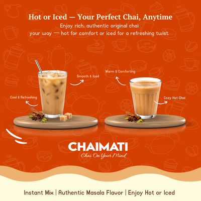 CHAIMATI Sweetened Dairy-Free Instant Original Chai Latte Premix - 2 lb