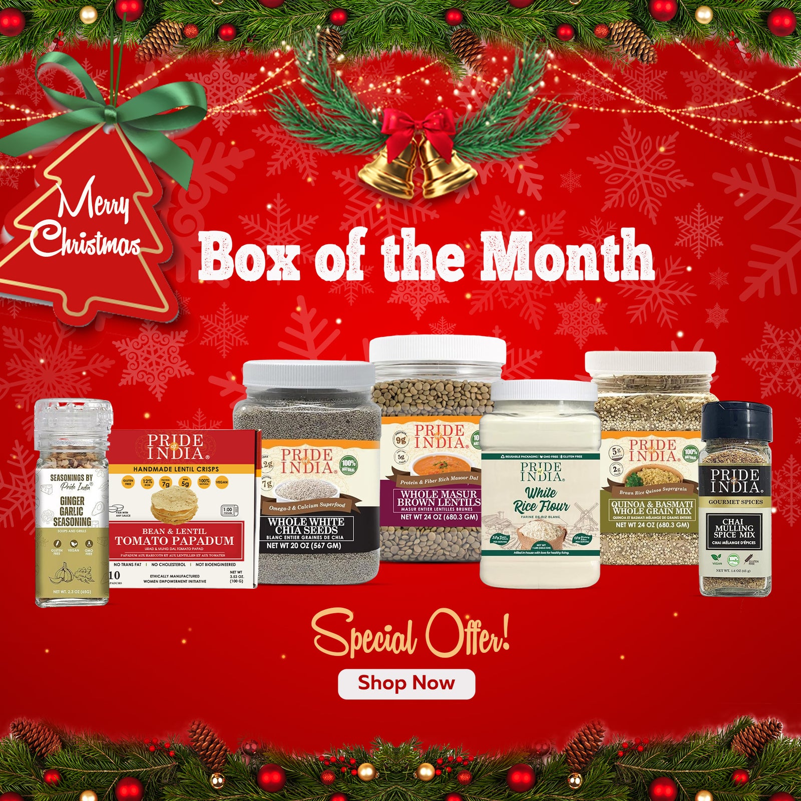 SPECIAL CHRISTMAS OFFER - BOX OF THE MONTH 2025 - Pride Of India
